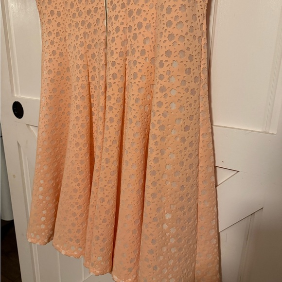 Calvin Klein Peach Sleeveless Midi Dress - Picture 9 of 10